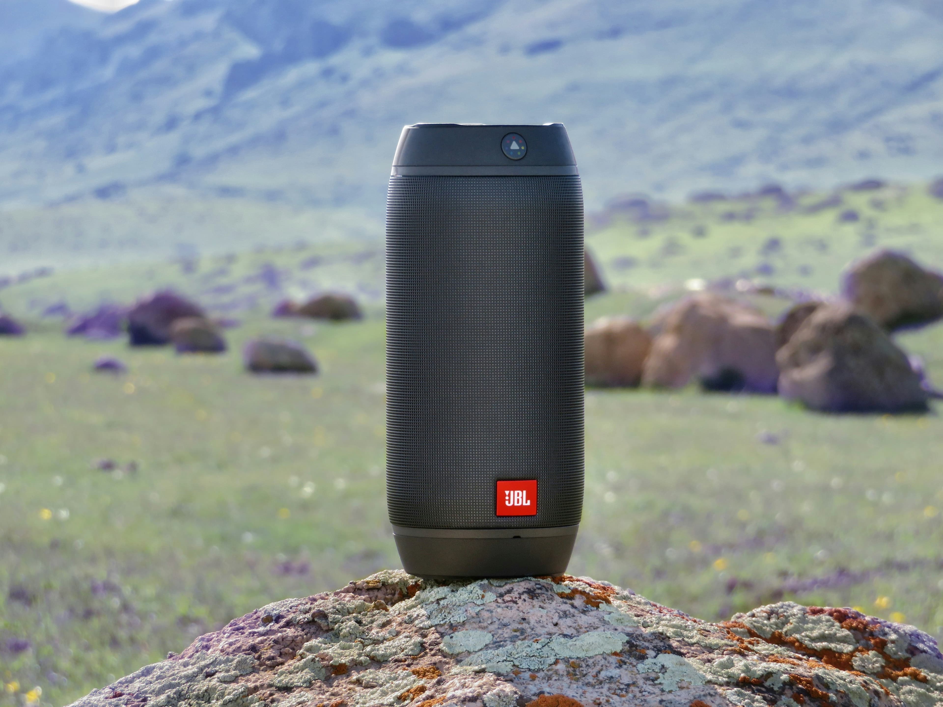 Enjoy your favorite music on the go with the Portable Bluetooth Speaker. It delivers high-quality sound and has a built-in rechargeable battery for up to 12 hours of playtime. With its compact design and rugged construction, it's perfect for outdoor adventures.